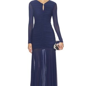 NWT ASTR the Label Yasmine Dress in Navy